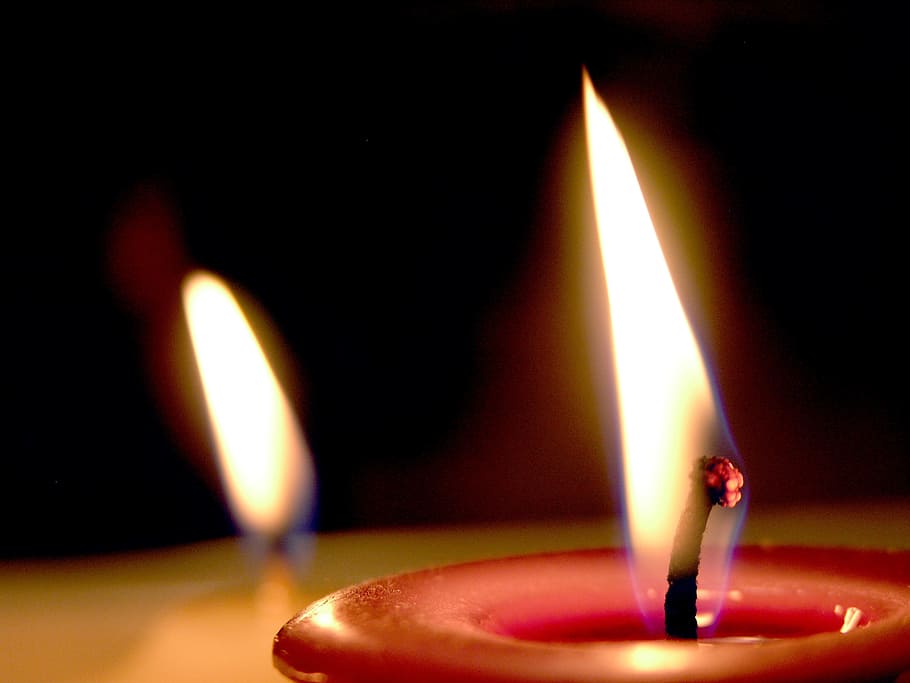 candle, burn, burning, flame, fire, hot, heat - temperature HD wallpaper