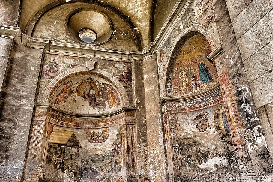 lost, place, construction, architecture, keep, ruin, abandoned HD wallpaper