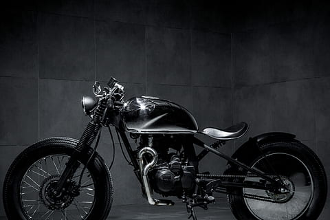 black chopper motorcycle, vehicle, transportation, machine, wheel HD wallpaper