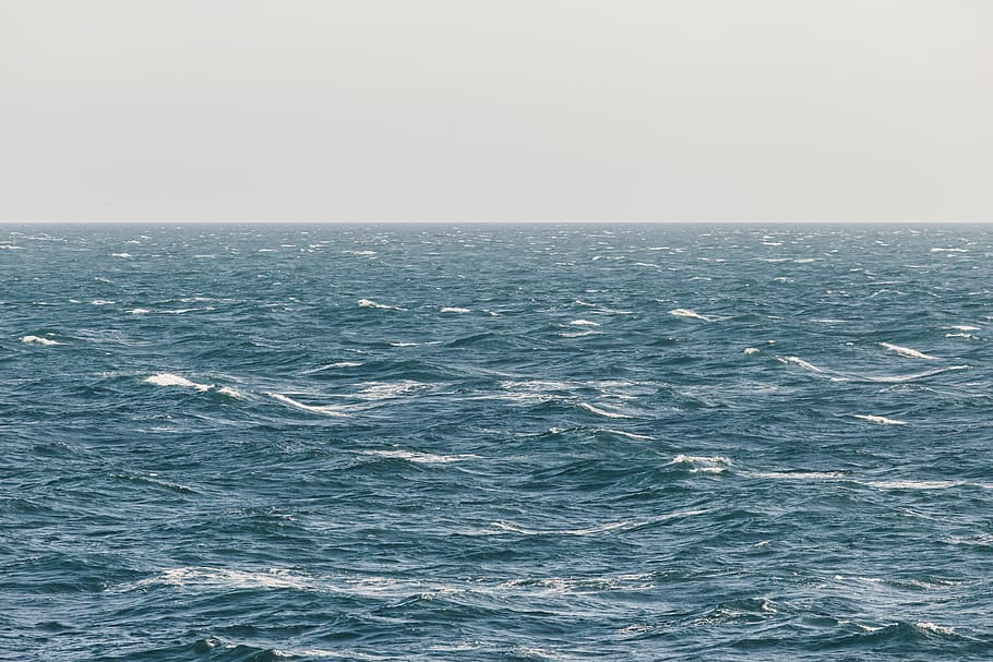 blue sea, water, horizon over water, beauty in nature, scenics - nature HD wallpaper