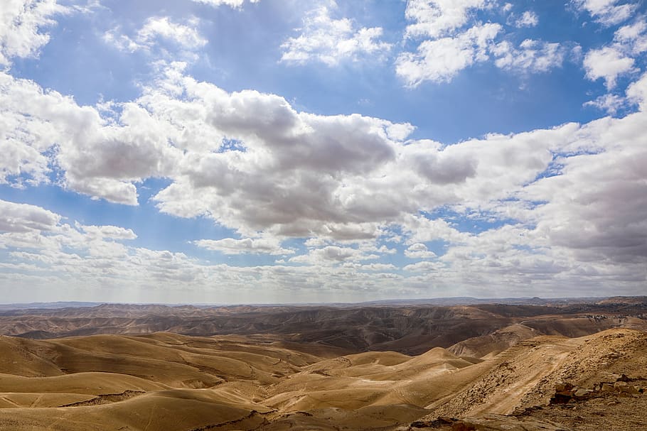 clouds, desert, landscape, sky, nature, road, sunset, scenic HD wallpaper