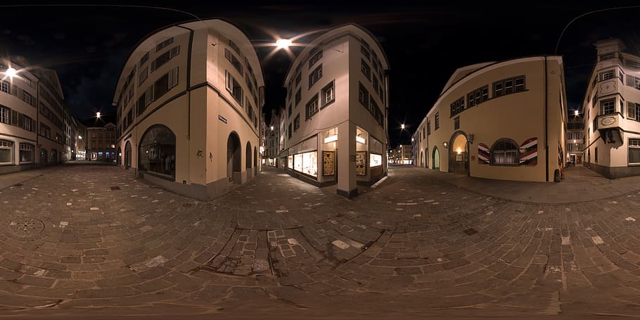 switzerland, chur, illuminated, architecture, built structure HD wallpaper