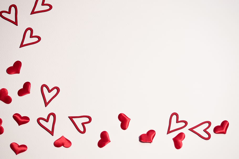 Mini Red Hearts Wallpaper, artistic, background, background image HD wallpaper
