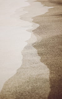 simplicity, summer, sea, shore, beach, brown, sand, sands, motiv HD wallpaper