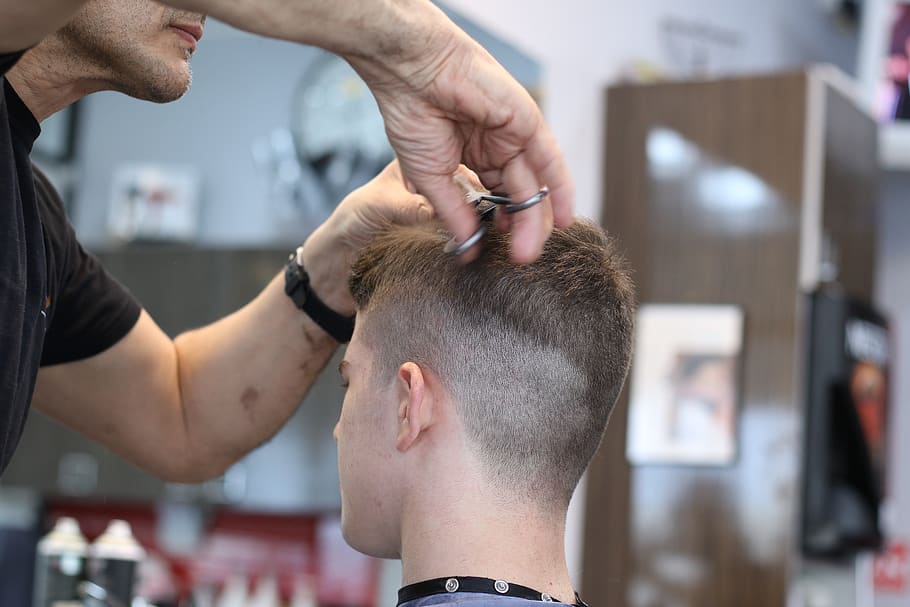 HD wallpaper: barbershop, haircut, scissors, hairstyle, men, hairdresser |  Wallpaper Flare