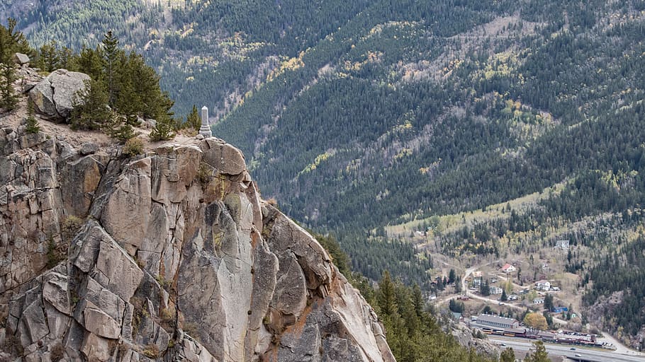 united states, silver plume, tree, mountain, scenics - nature HD wallpaper
