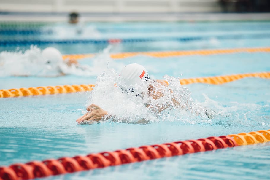 people, man, guy, swimming, sports, race, olympic, game, goggles HD wallpaper