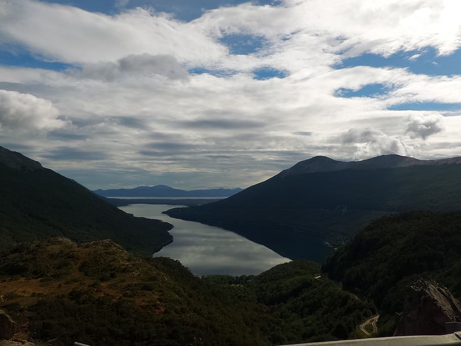 argentina, ushuaia, mountain, sky, cloud - sky, beauty in nature HD wallpaper