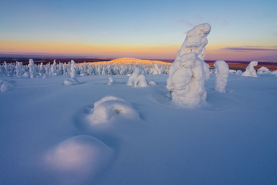 snow, winter, cold, ice, frozen, cold temperature, sky, tranquil scene HD wallpaper