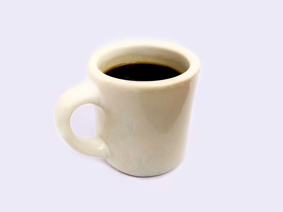 white ceramic mug, drink, food and drink, cup, coffee cup, coffee - drink HD wallpaper