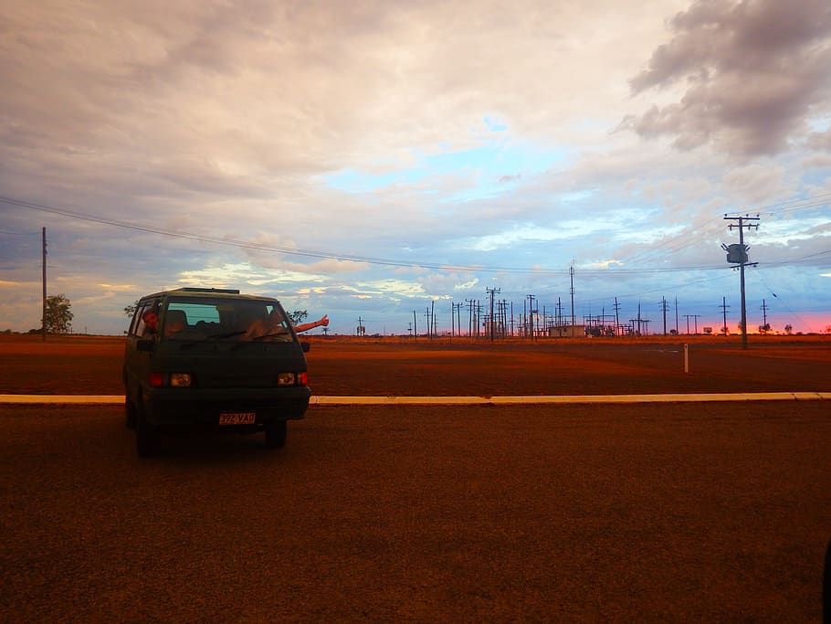 australia, julia creek, backpacker, outback, raodtrip, campervan HD wallpaper