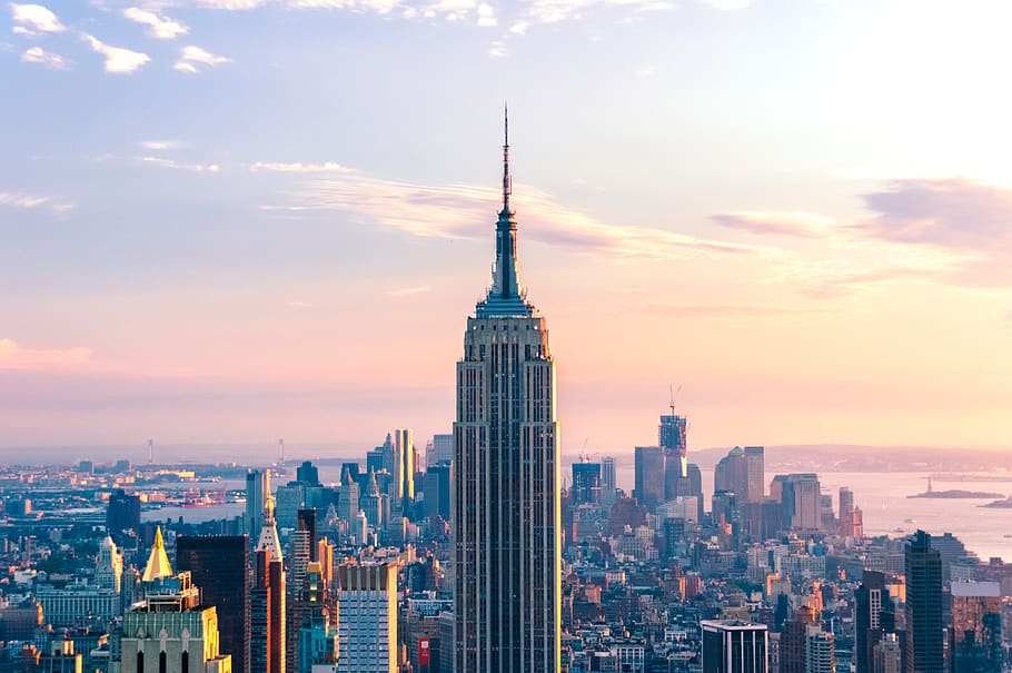 gray high-rise building, building exterior, architecture, built structure HD wallpaper
