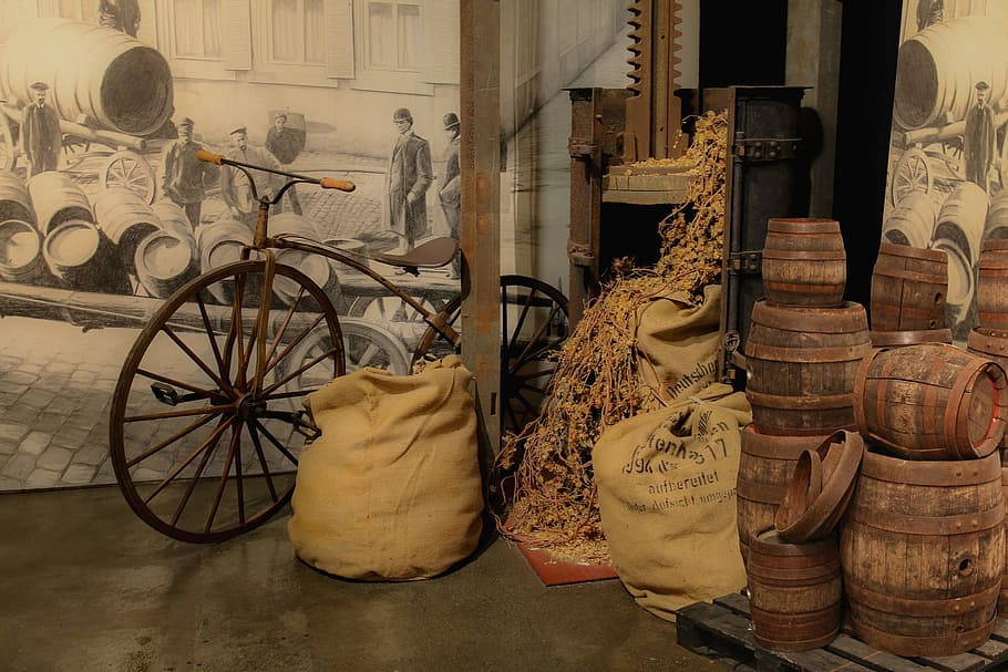 nostalgia, bike, cycle, object, barrel, indoors, no people HD wallpaper