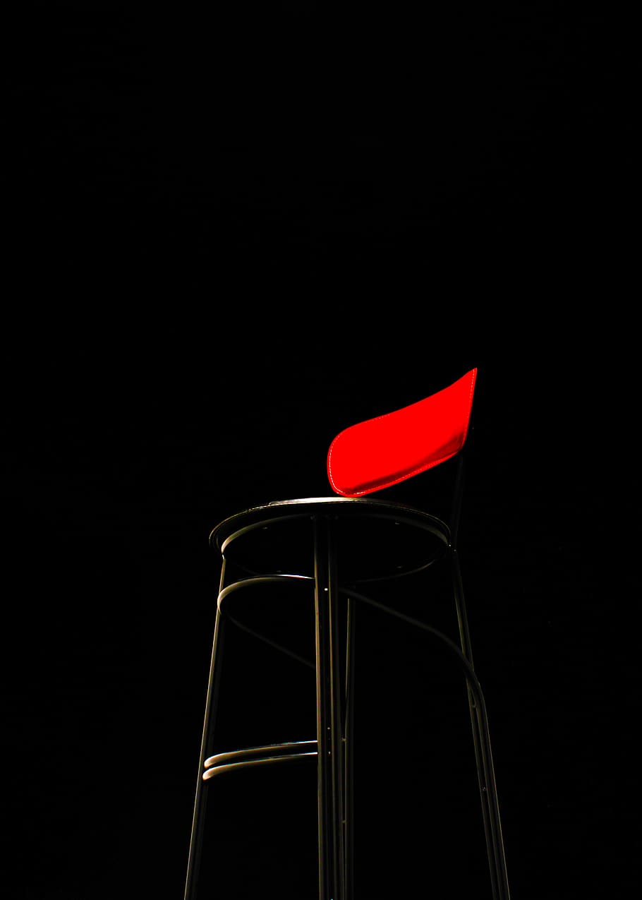 HD wallpaper: turkey, istanbul, chair, seat, red, studio shot, black  background | Wallpaper Flare
