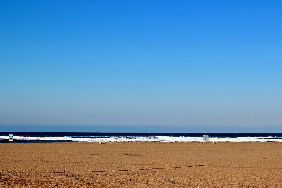 beach, sea, sand, land, water, scenics - nature, beauty in nature HD wallpaper