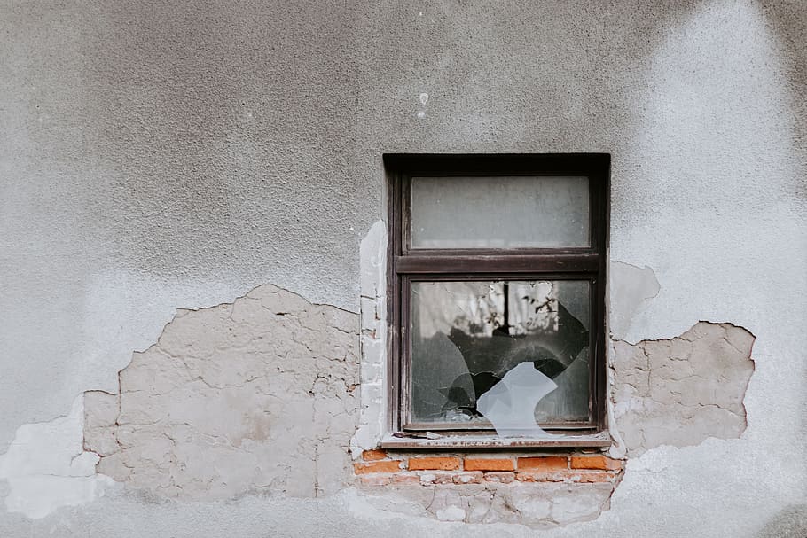 closed window, weathered, damaged, destroyed, abandoned, old HD wallpaper
