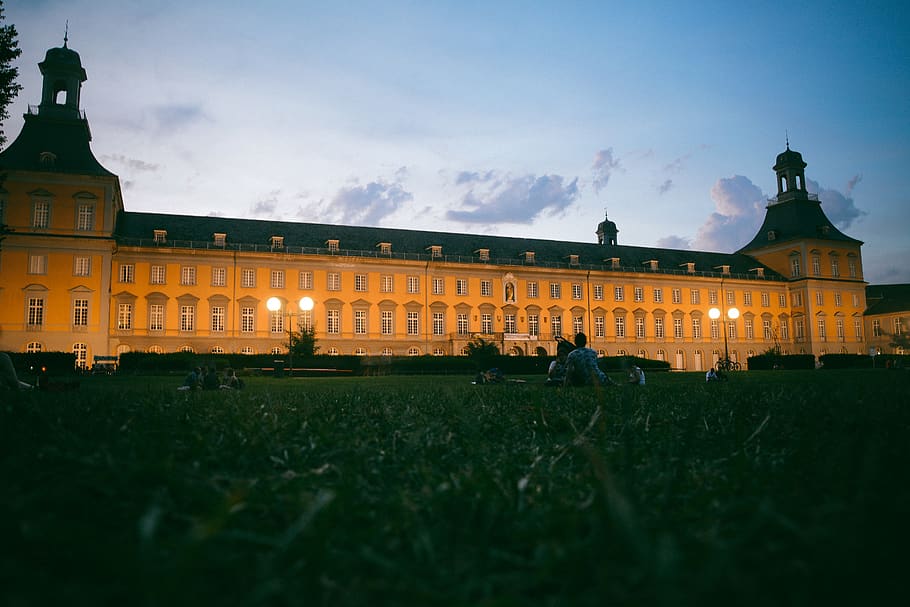 bonn, germany, hofgarten, building, architecture, built structure, HD wallpaper