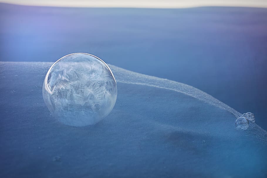 frozen bubble, ice, frosted, frosty, cold, wintry, crystals HD wallpaper