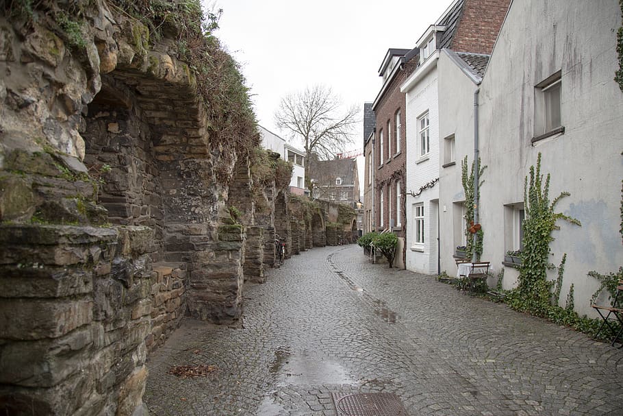 walkway, path, sidewalk, pavement, flagstone, cobblestone, slate HD wallpaper