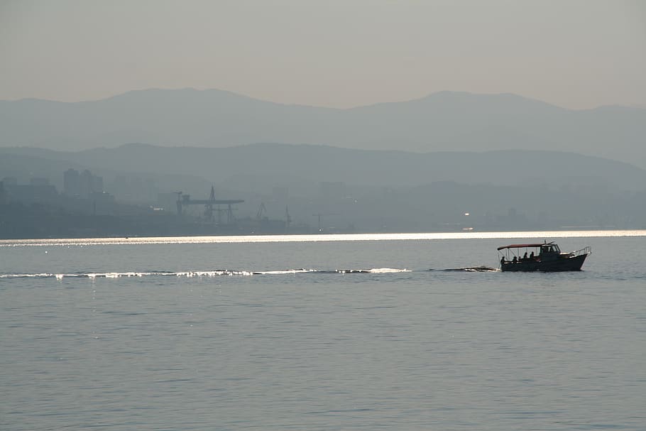 croatia, rijeka, water, nautical vessel, transportation, sky HD wallpaper