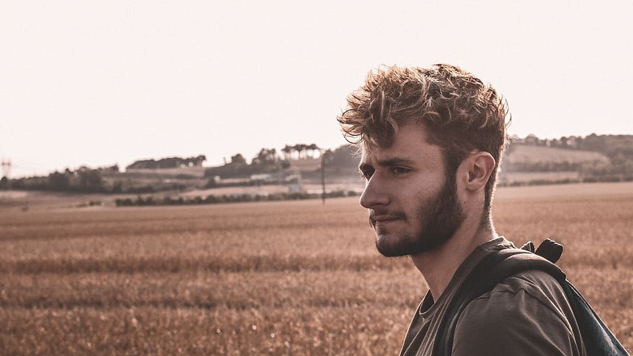 person, human, face, photo, photography, people, nature, field HD wallpaper