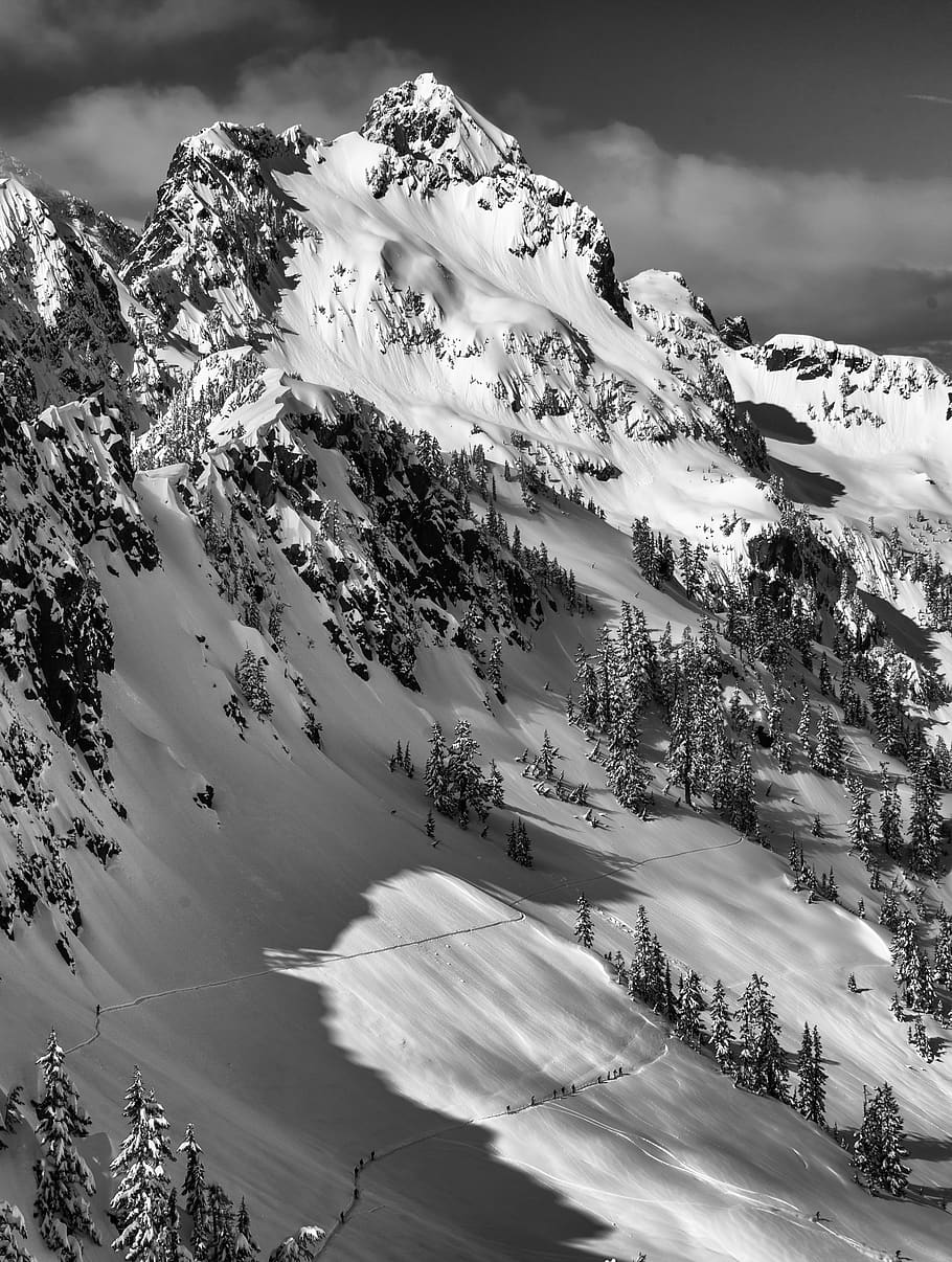 snoqualmie pass, united states, alpental, backcountry, steep