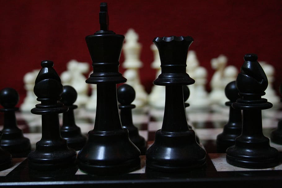 chess, game, strategy, king, challenge, play, think, white HD wallpaper