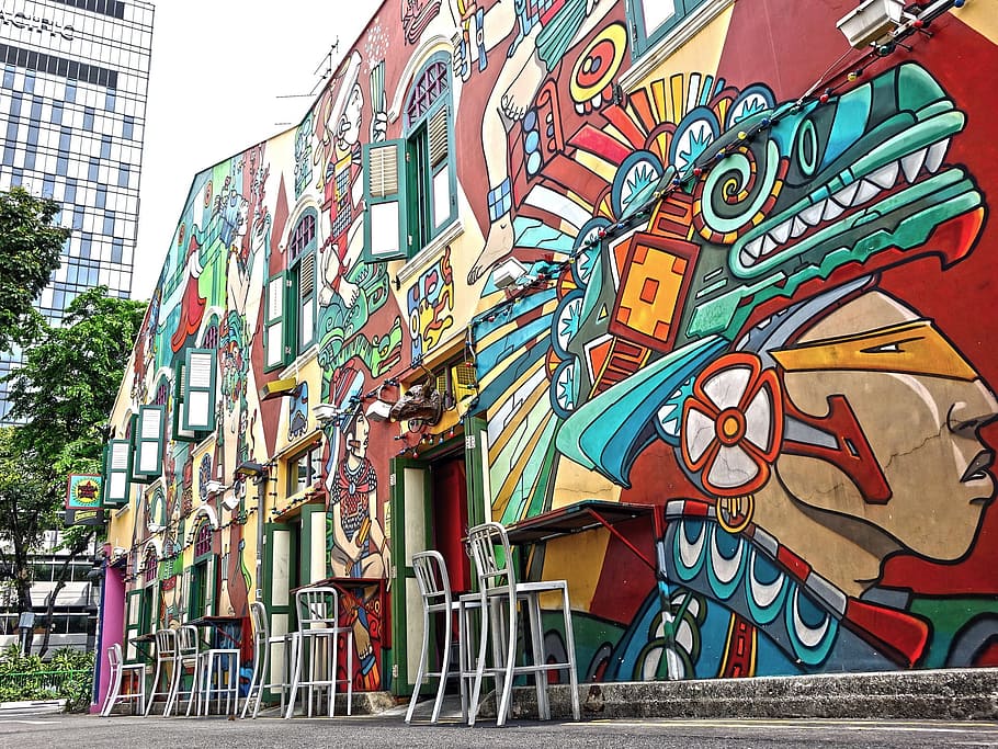 wall, wallpaper, design, painted, construction, architecture HD wallpaper