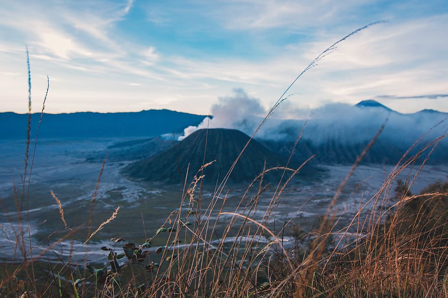 indonesia, mount bromo, water, sky, cloud - sky, beauty in nature HD wallpaper