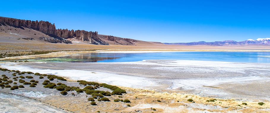 atacama, desert, chile, water, scenics - nature, mountain, environment HD wallpaper