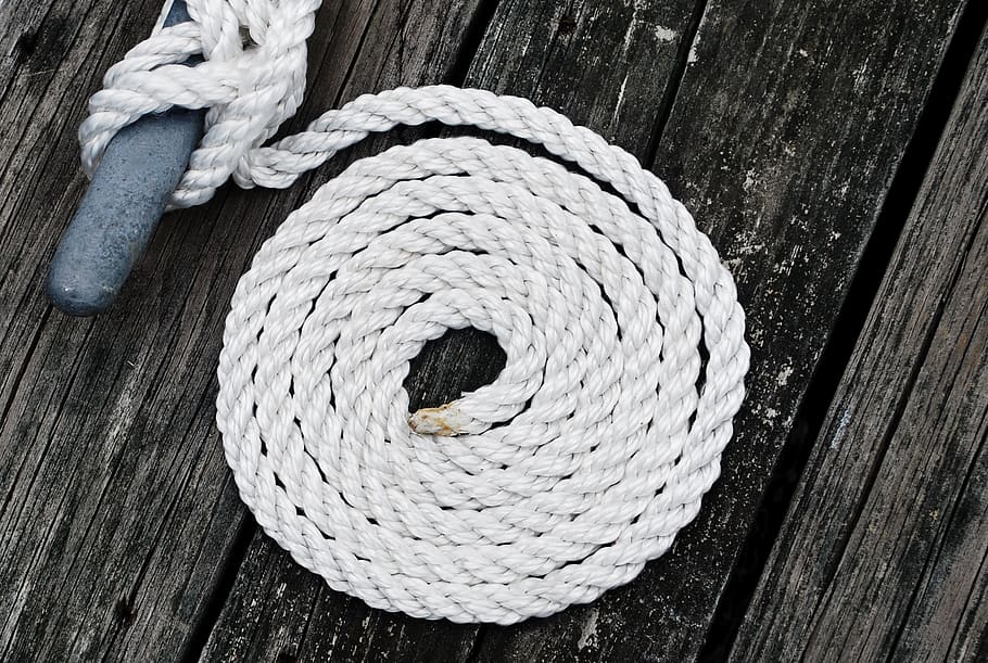 rope, wood - material, close-up, no people, pattern, high angle view HD wallpaper