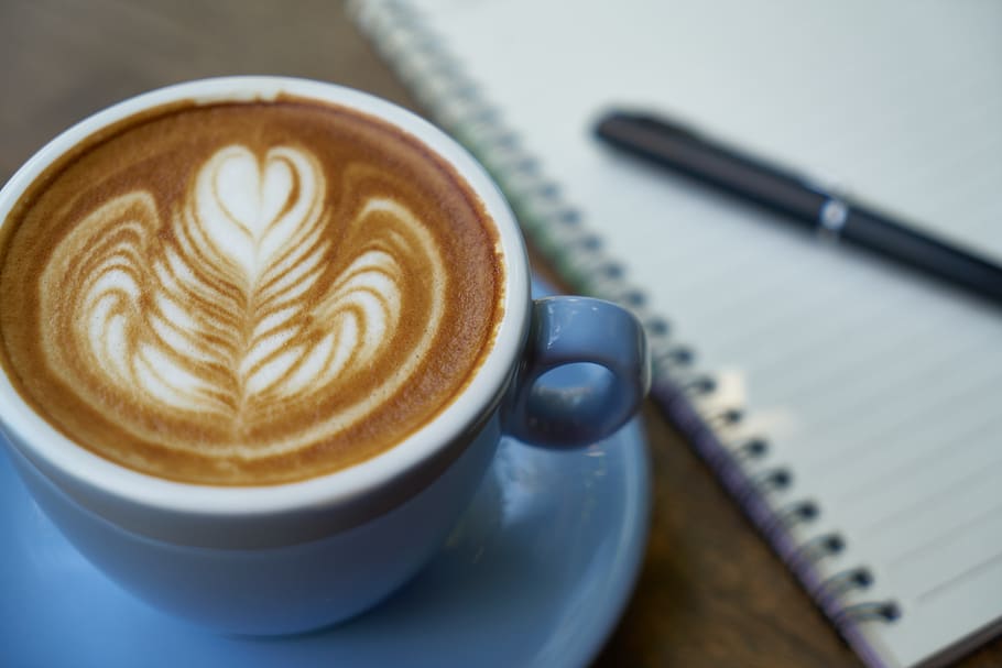 Cup of Cappuccino, art, background, beverage, break, brown, caffeine HD wallpaper
