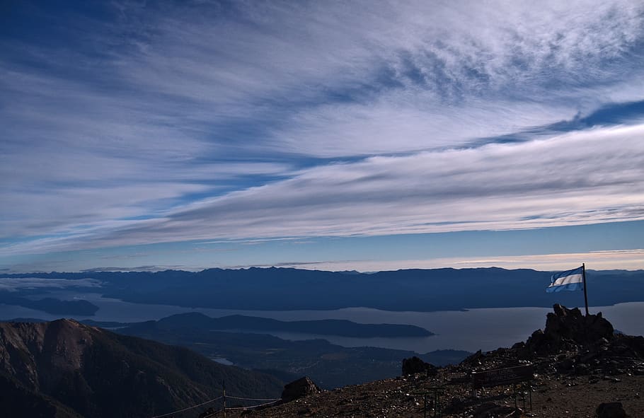 argentina, refugio lynch, mountains, andes, nahuel huapi lake, HD wallpaper