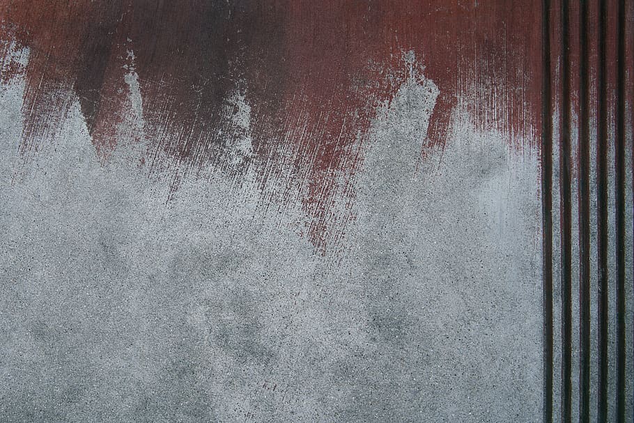 Wall Half Painted, concrete, pattern, rough, stain, surface, texture HD wallpaper