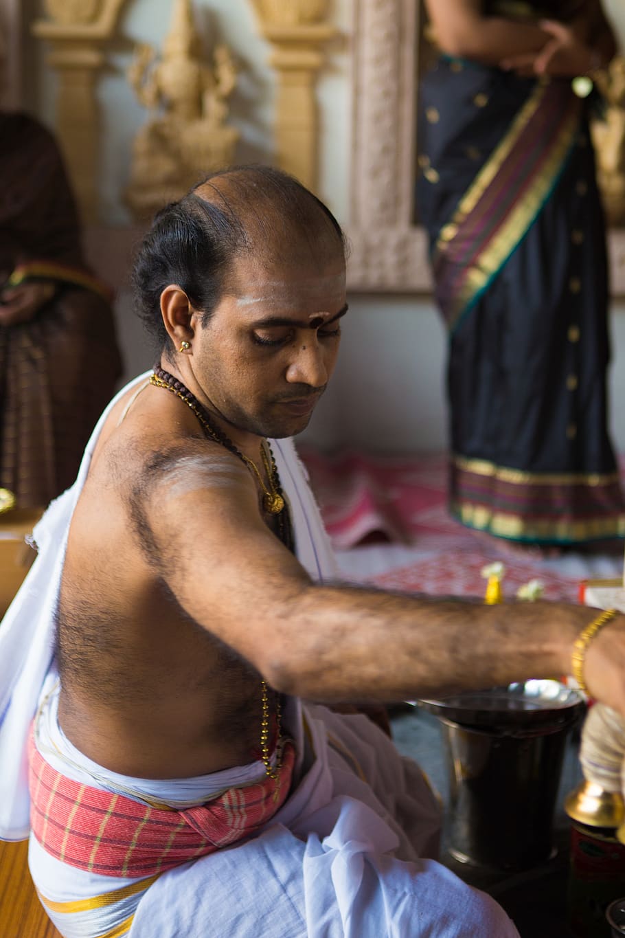 singapore, asia, hindu, culture, temple, people, sri sivan, HD wallpaper