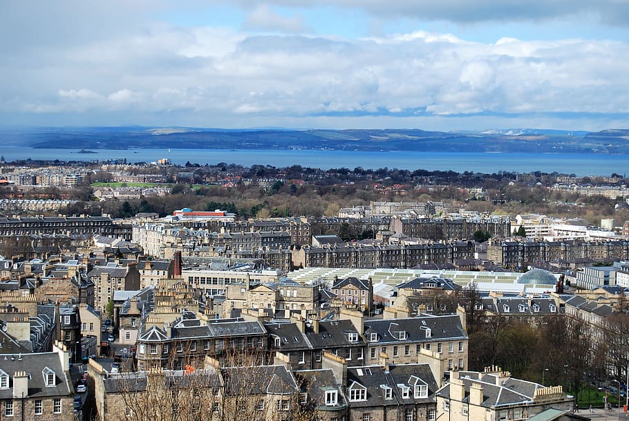 edinburgh, scotland, city, structures, historically, houses HD wallpaper