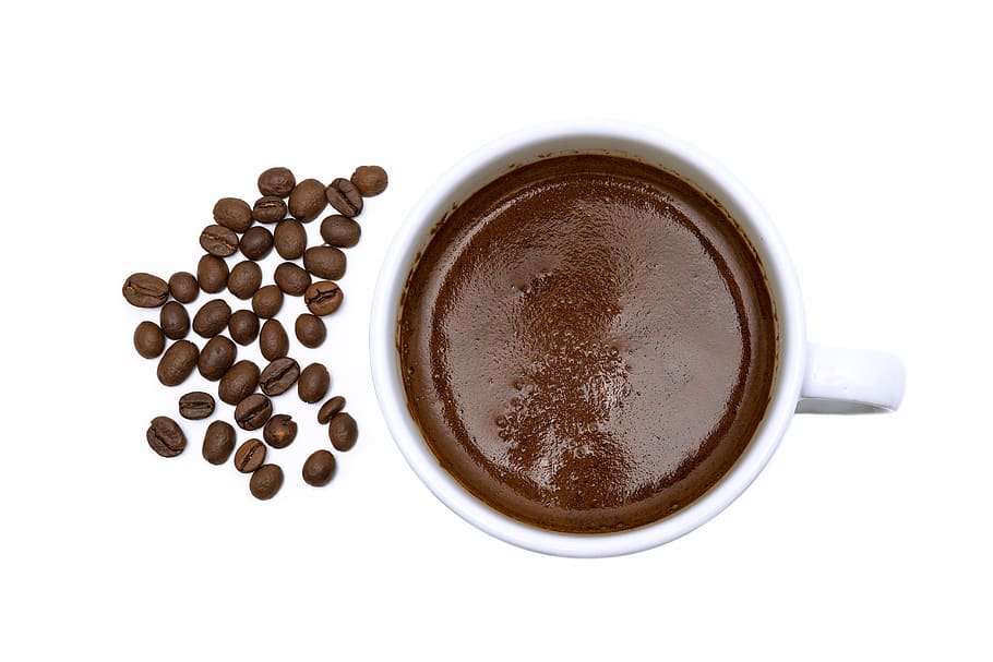 coffee, caffeine, drink, bean, dark, cup, hot, breakfast, aromatic HD wallpaper