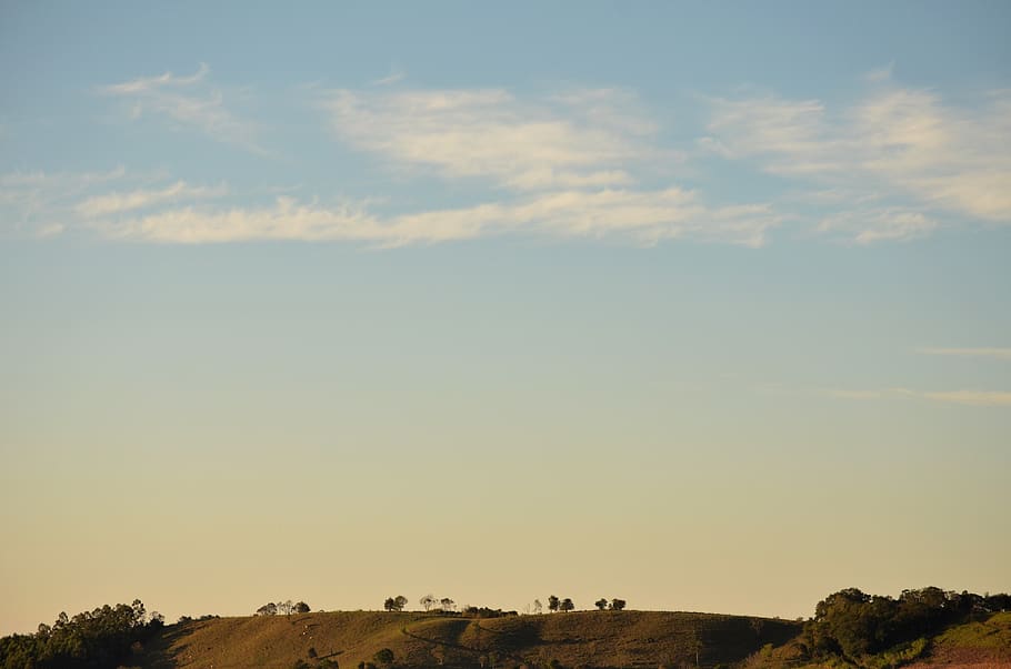 landscape, sky, clouds, nice day, blue sky, horizon, cloud - sky HD wallpaper