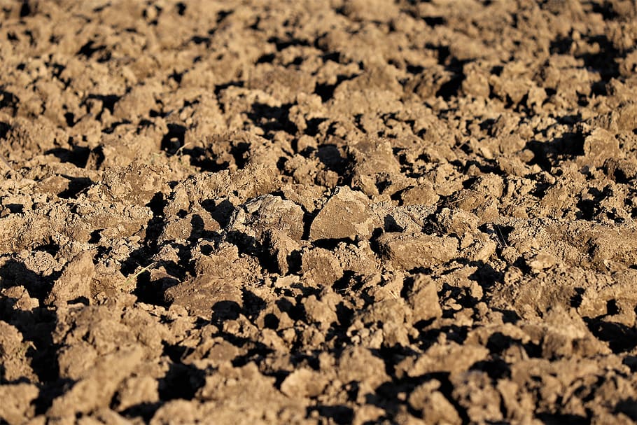 plowed earth, soil, brown, agriculture, farming, nature, outdoor HD wallpaper