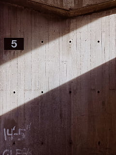 brown wooden surface, plywood, text, wall, shadow, light, hardwood HD wallpaper