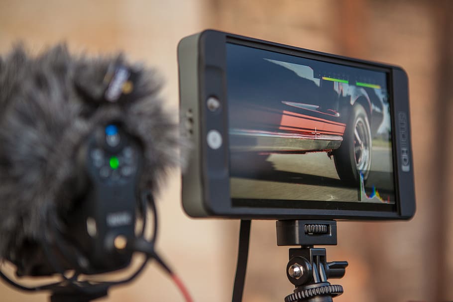 Black Android Smartphone On Selfie Stick, camera, electronics HD wallpaper