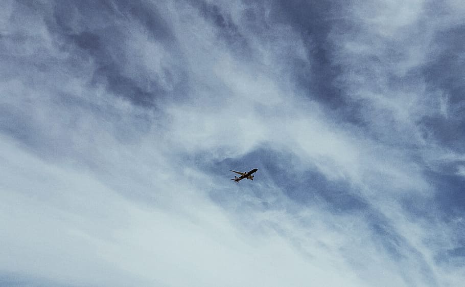 australia, perth, cloud - sky, flying, low angle view, mode of transportation HD wallpaper