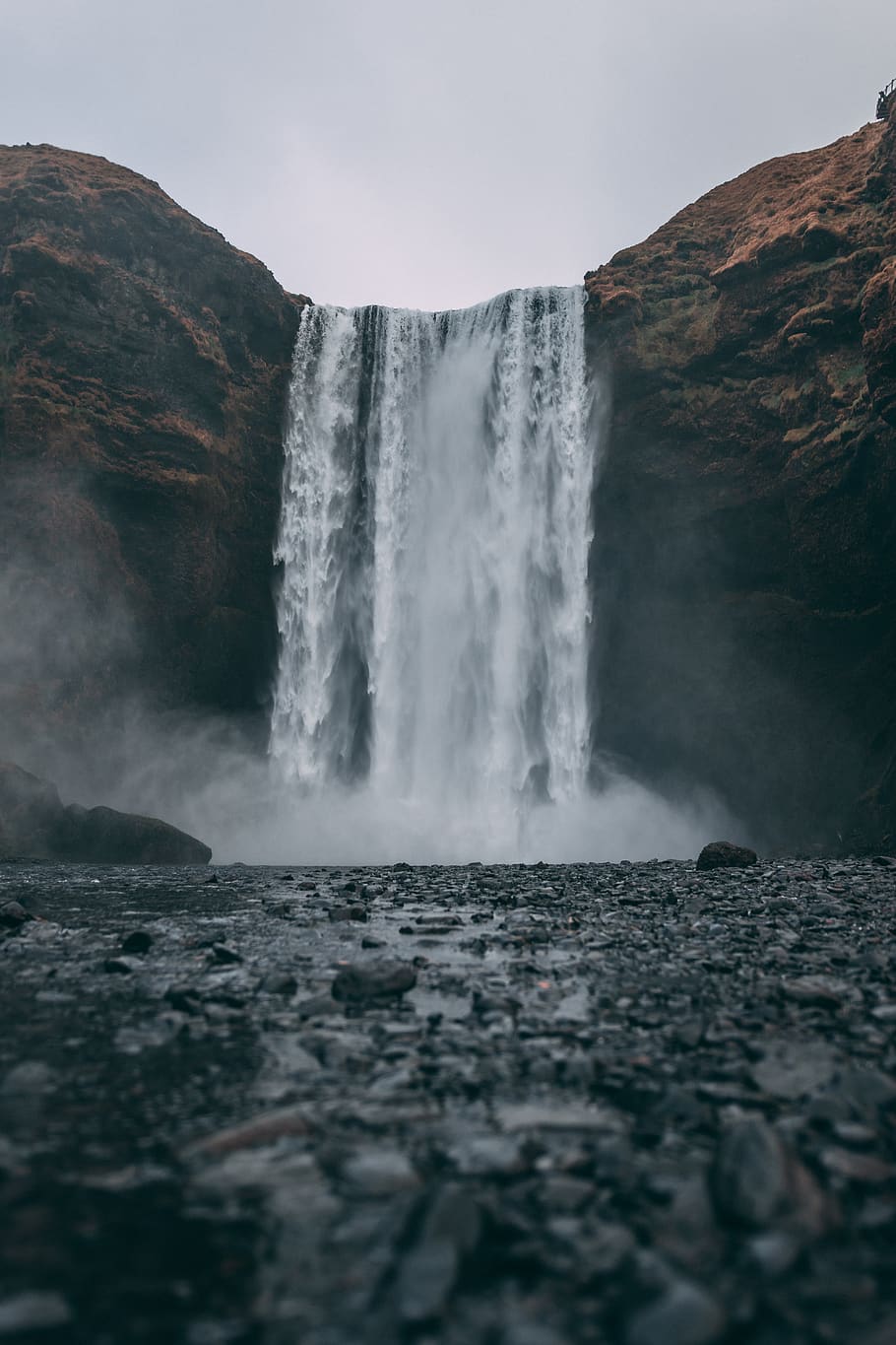 Photo Of Waterfall, cascade, mist, nature, outdoorchallenge, scenic HD wallpaper
