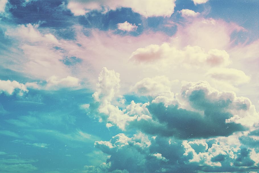 clouds, sky, blue, cloud - sky, beauty in nature, scenics - nature HD wallpaper