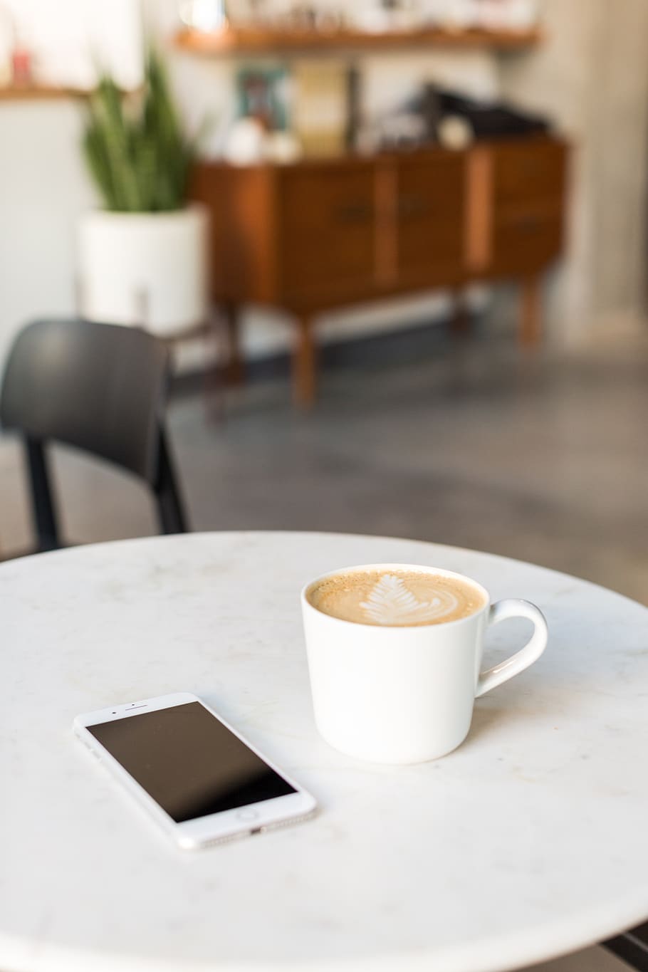 white mug, coffee cup, furniture, table, phone, pottery, saucer HD wallpaper