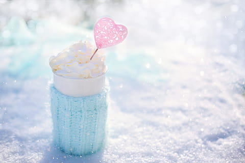 Close Up of Frappe Drink, beverage, bright, cold, color, cool HD wallpaper