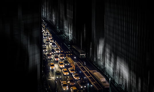 vehicle on road, traffic jam, transportation, automobile, car HD wallpaper