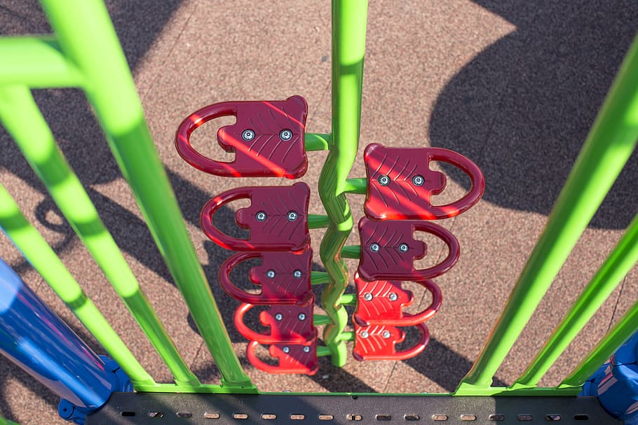 playground, playground safety, safe surfacing, perspective HD wallpaper