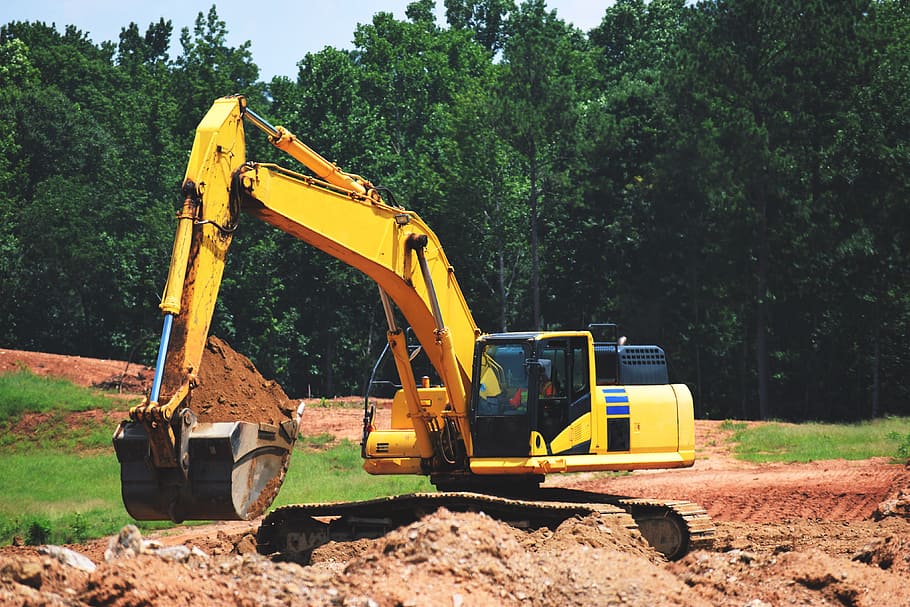 Construction Digger, various, industrial, industry, machinery HD wallpaper