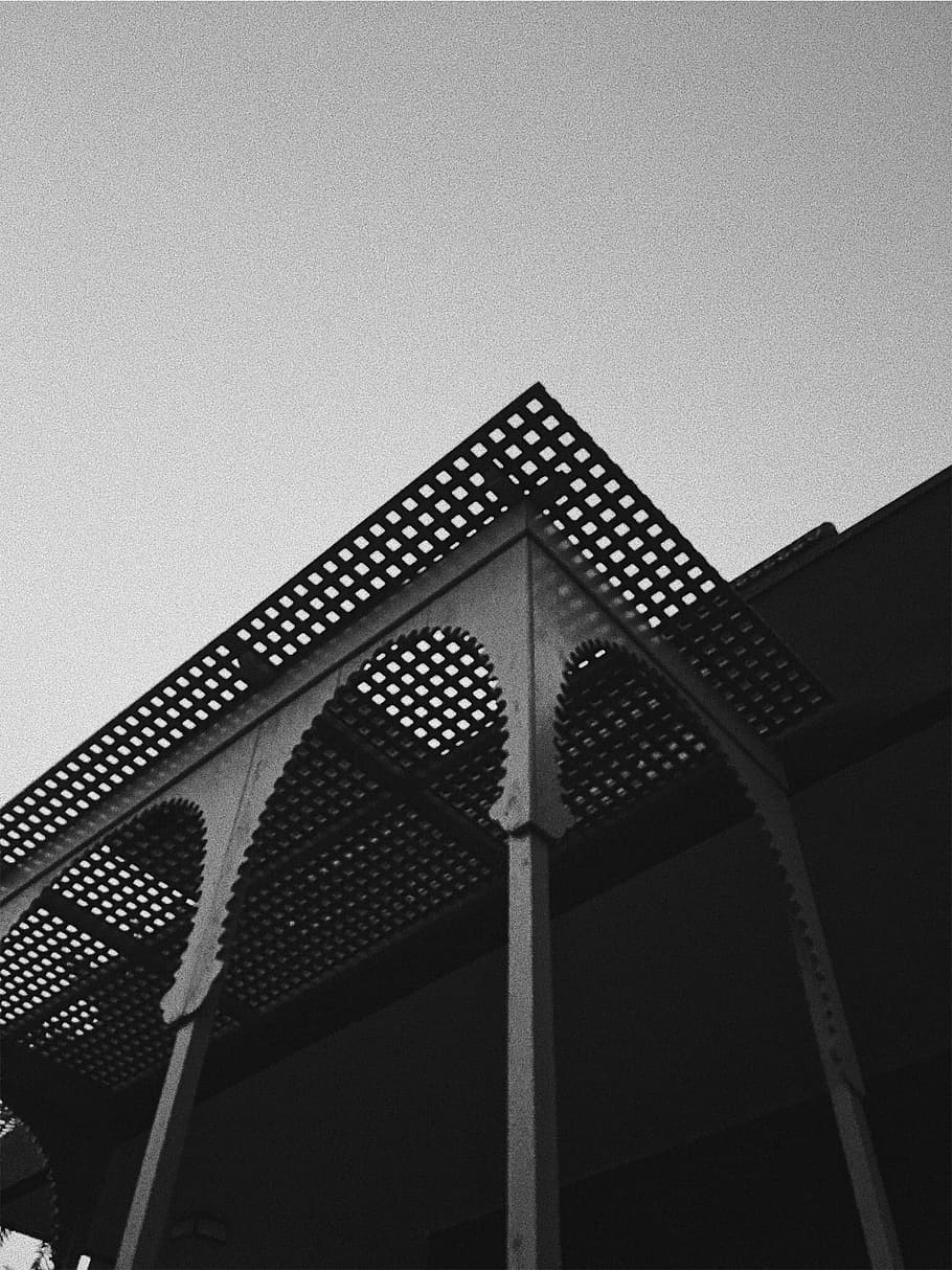 Worm's-eye View of Structure, architectural design, architecture HD wallpaper